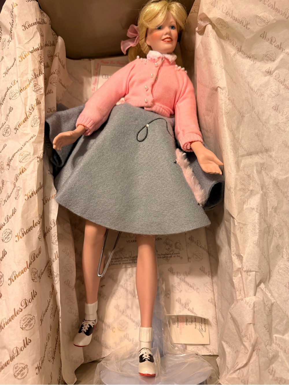 Knowles Doll - 1st Edition Yearbook Collection - Peggy Sue